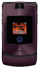   Motorola RAZR V3i violet