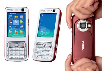   Nokia N73 White/Red