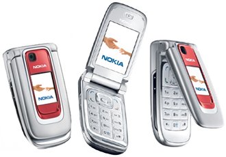   Nokia 6131 Red-Silver