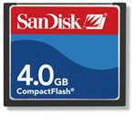   SanDisk CompactFlash 4 Gb