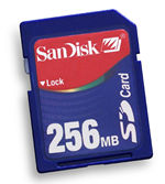   SanDisk Secure Digital 256 Mb