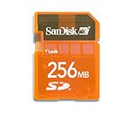   SanDisk Secure Digital Gaming 256 Mb