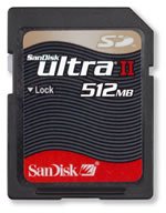   SanDisk Secure Digital Ultra II 512 Mb