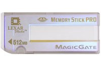   Lexar Memory Stick Pro 512 Mb