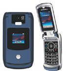   Motorola RAZR V3x blue