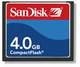   SanDisk CompactFlash 4 Gb