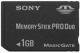   Sony Memory Stick Pro (MSX-1GS ) 1 GB