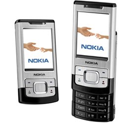   Nokia  6500 Slide Silver Black