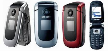   Samsung SGH-X660 Pink Red