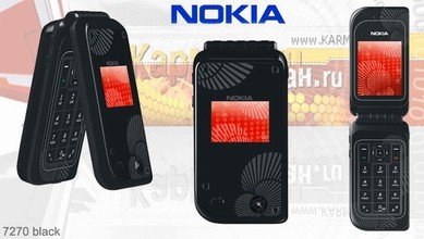   Nokia 7270 black