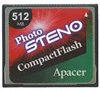   Apacer Compact Flash Photo Steno Pro 512  30x (91.20043.410)